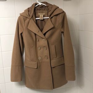 Paris Blues Small Camel Peacoat